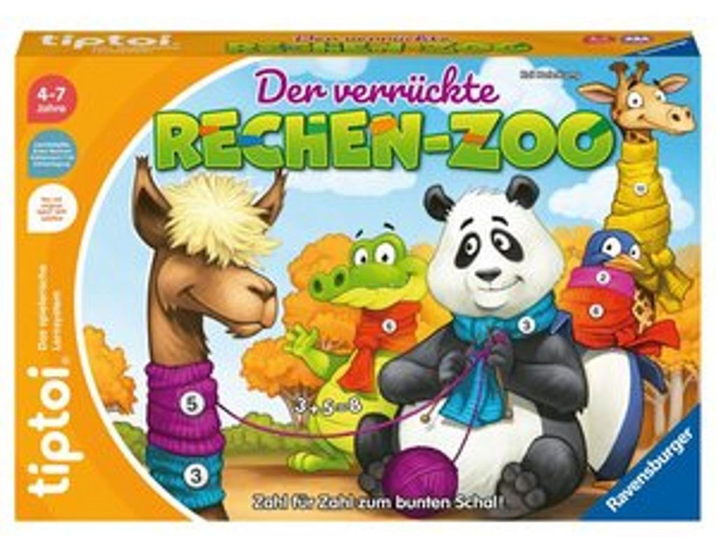 De gekke rekenspeelgoed-dieren van Ravensburger 00104 Productafbeelding 