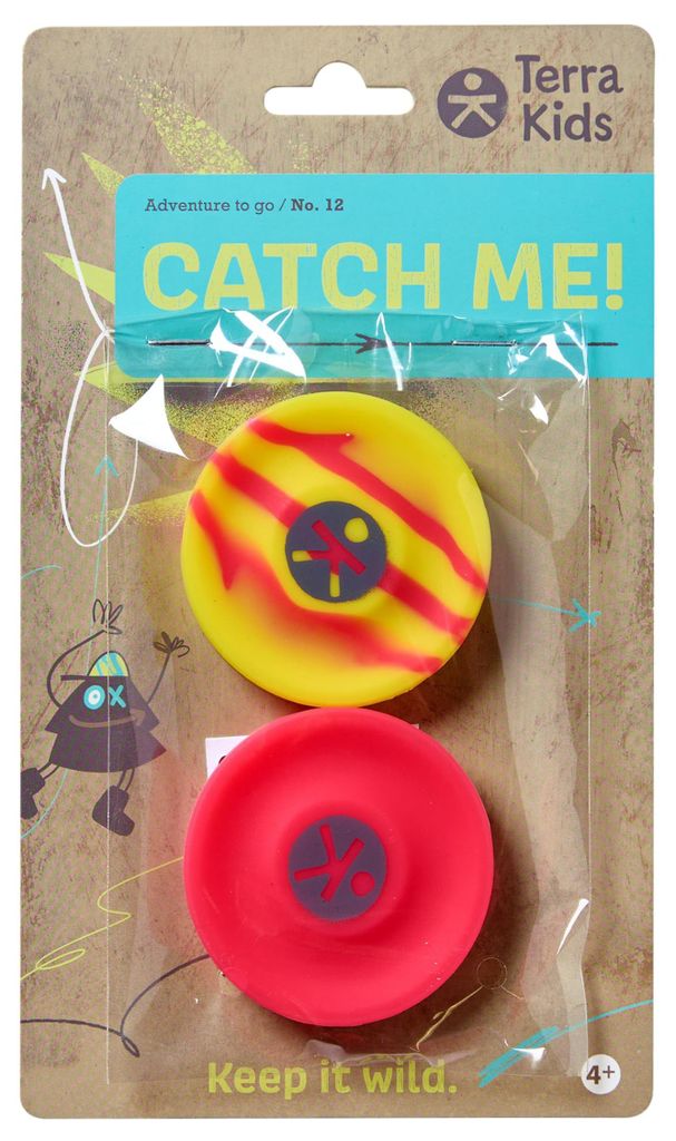 HABA Terra Kids Pocket-Frisbee 2er-Set, Mini-Wurfscheiben Produktbild 