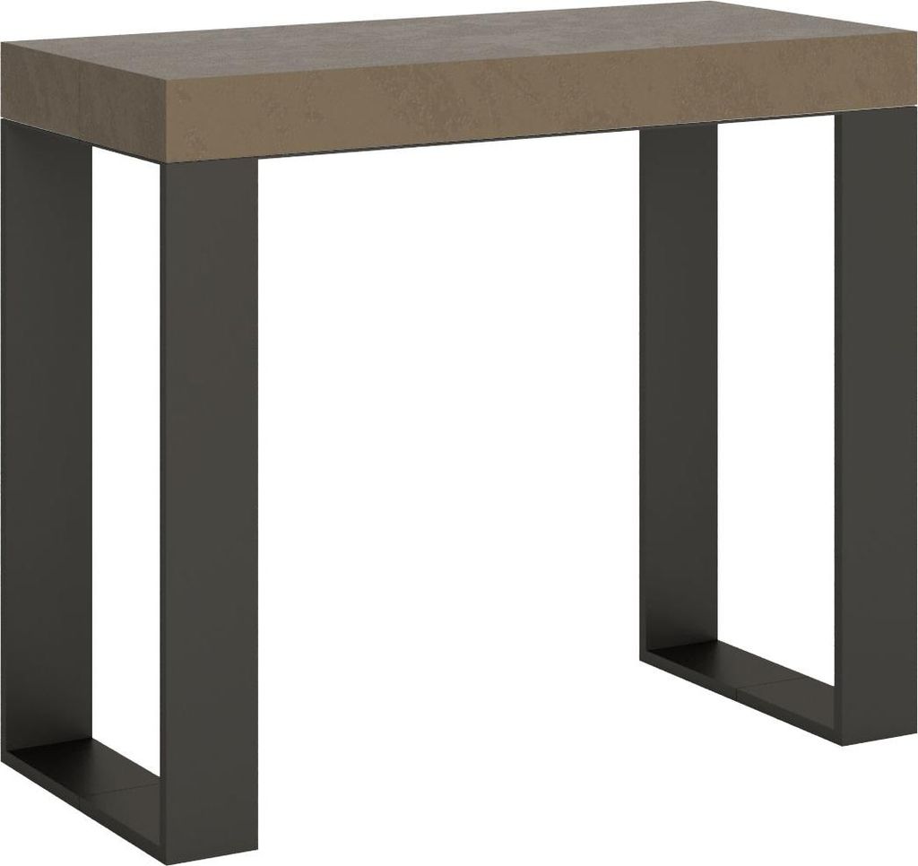 Ausziehbarer Konsolentisch 90x40/300 cm Tecno Premium taubengrau