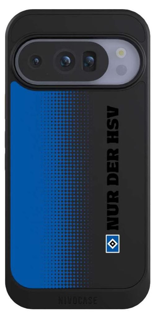 NIVOCASE Hülle für Google Pixel 10 Pro Handyhülle NIVOcore Case Schwarz HSV Logo transparent