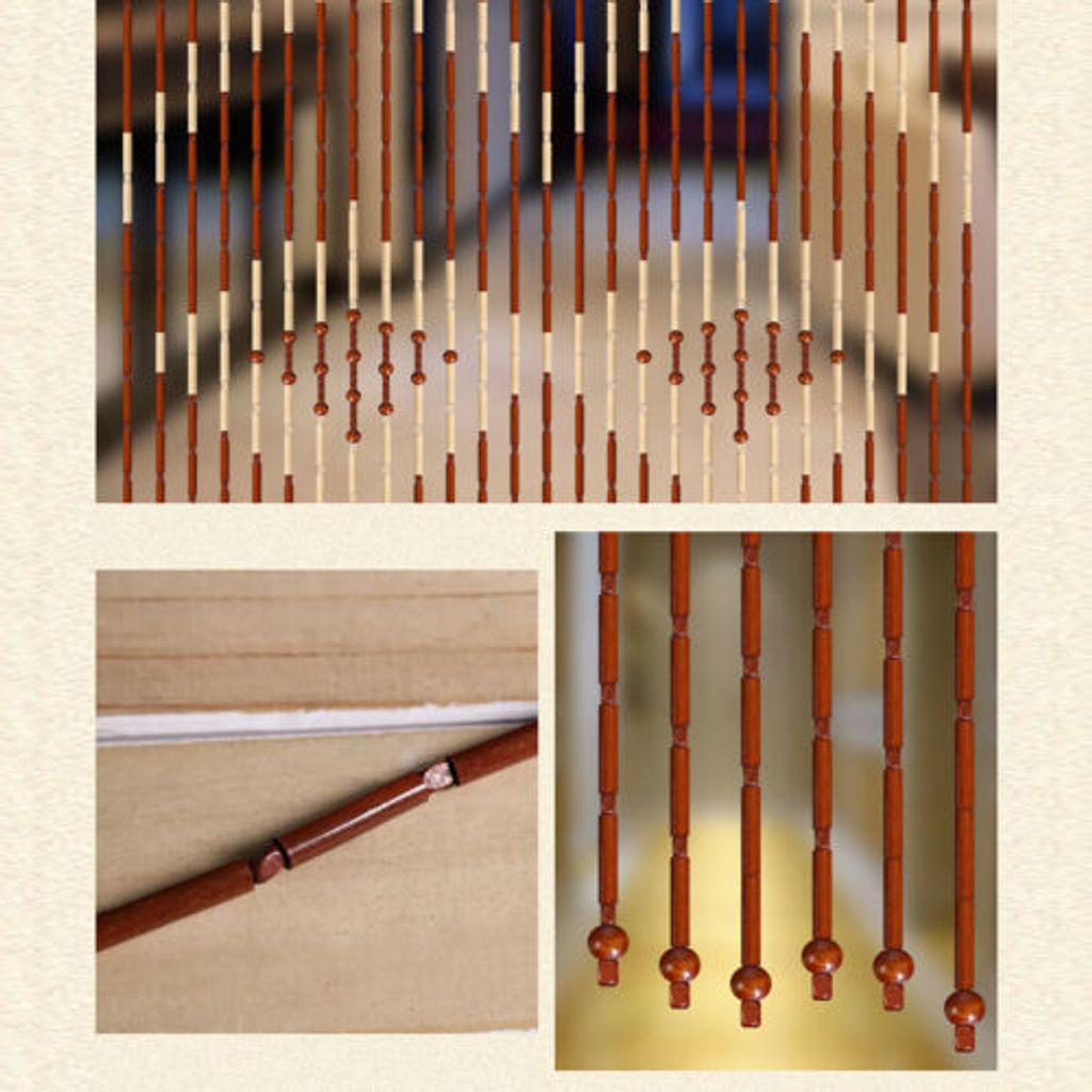 Ezcasch 90x190cm Perlenvorhang Türvorhang - 38 Str Produktbild-Vorschau 3
