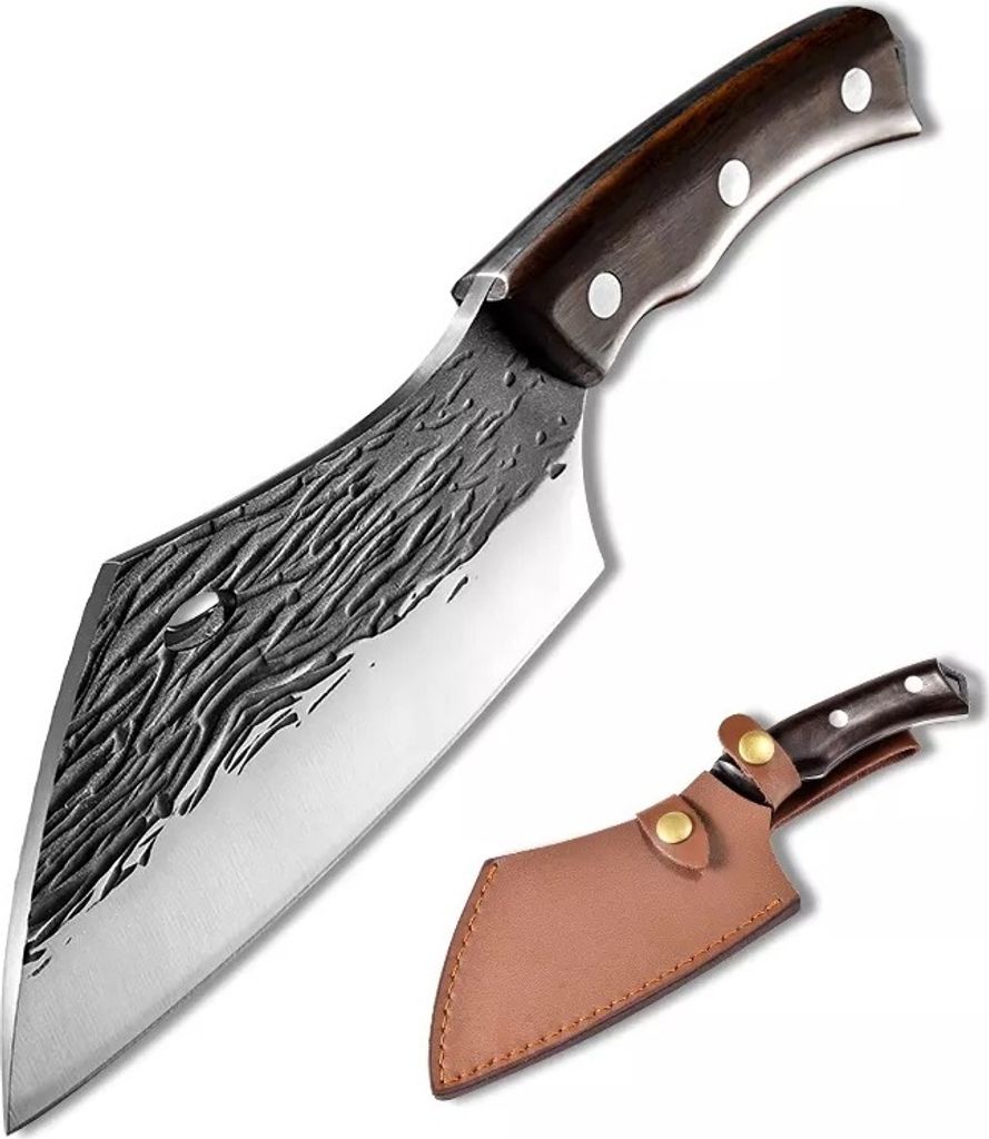 Tasak kuchenny KI-19949 - Brązowy z etui KP19949 Zdjęcie produktu 