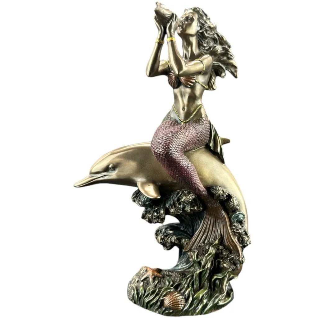 Statue de sirène et dauphin : apportez une touche de magie à votre intérieur