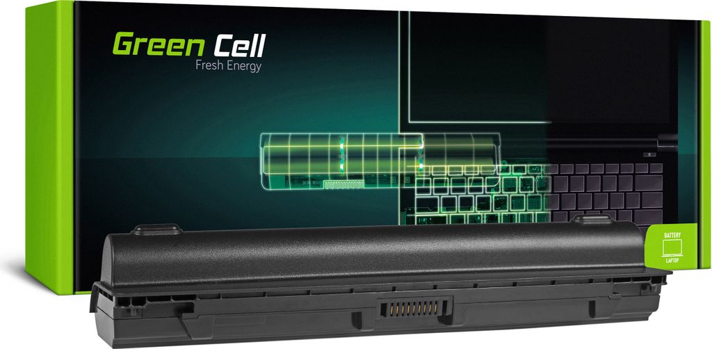 Green Cell Extended Serie PA5024U-1BRS Akku für Toshiba Satellite C850 C850D C855 C870 L850 L855 L870 (9 Zellen 6600mAh 10.8V Schwarz)