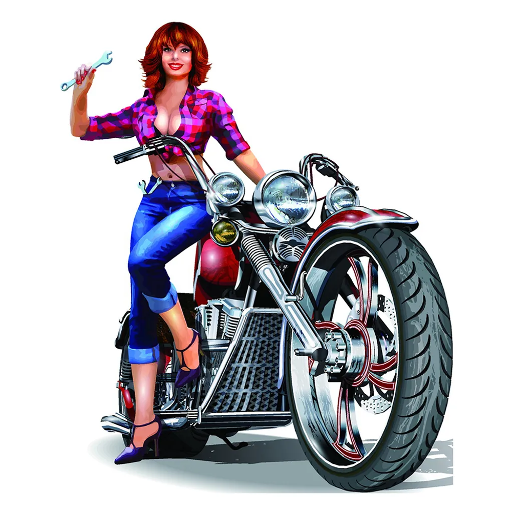 Offerta Targa Metallo Motore Blu Clayre & Eef 60x50 cm Vintage