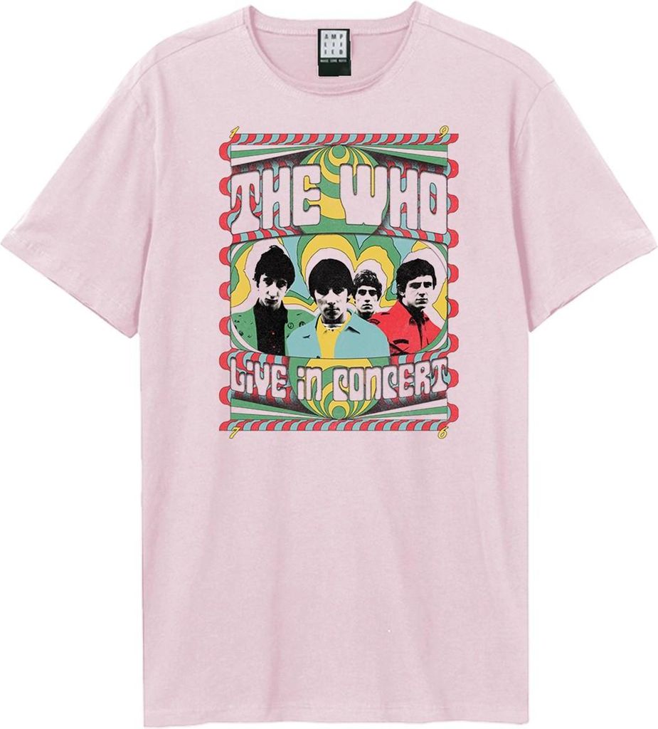 Amplified - "Paisley Live In Concert" T-Shirt für Herren/Damen Uni GD3312 (XXL) (Pink)