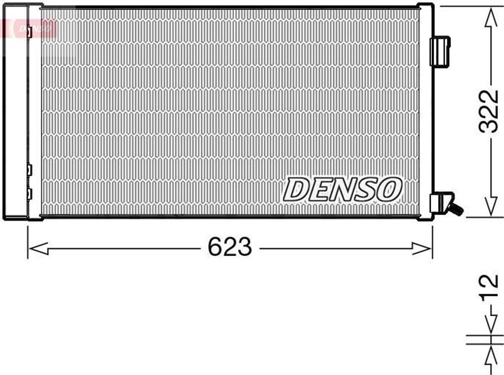 DENSO DCN11010 - OE T2H3445 Klimakondensator mit Trockner für F-Pace (X761)
