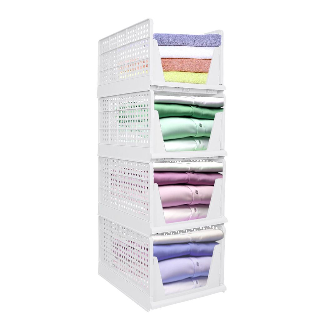 4 Stück Aufbewahrungsbox Ordnungsboxen Organisator faltbare Produktbild 