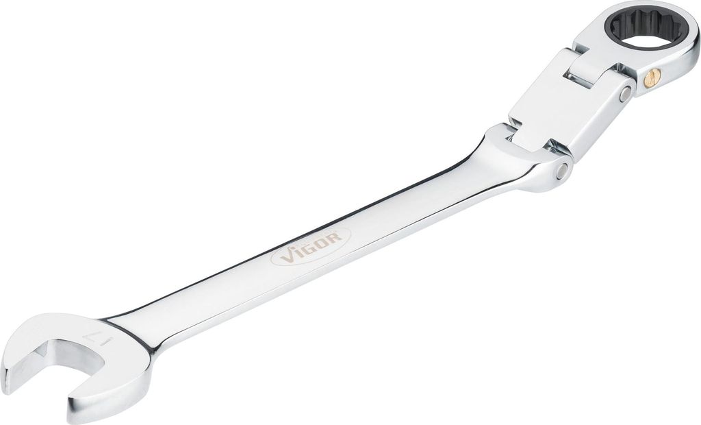 VIGOR Doppelgelenk Ratschen-Ring-Maulschlüssel V6752-17 Produktbild 
