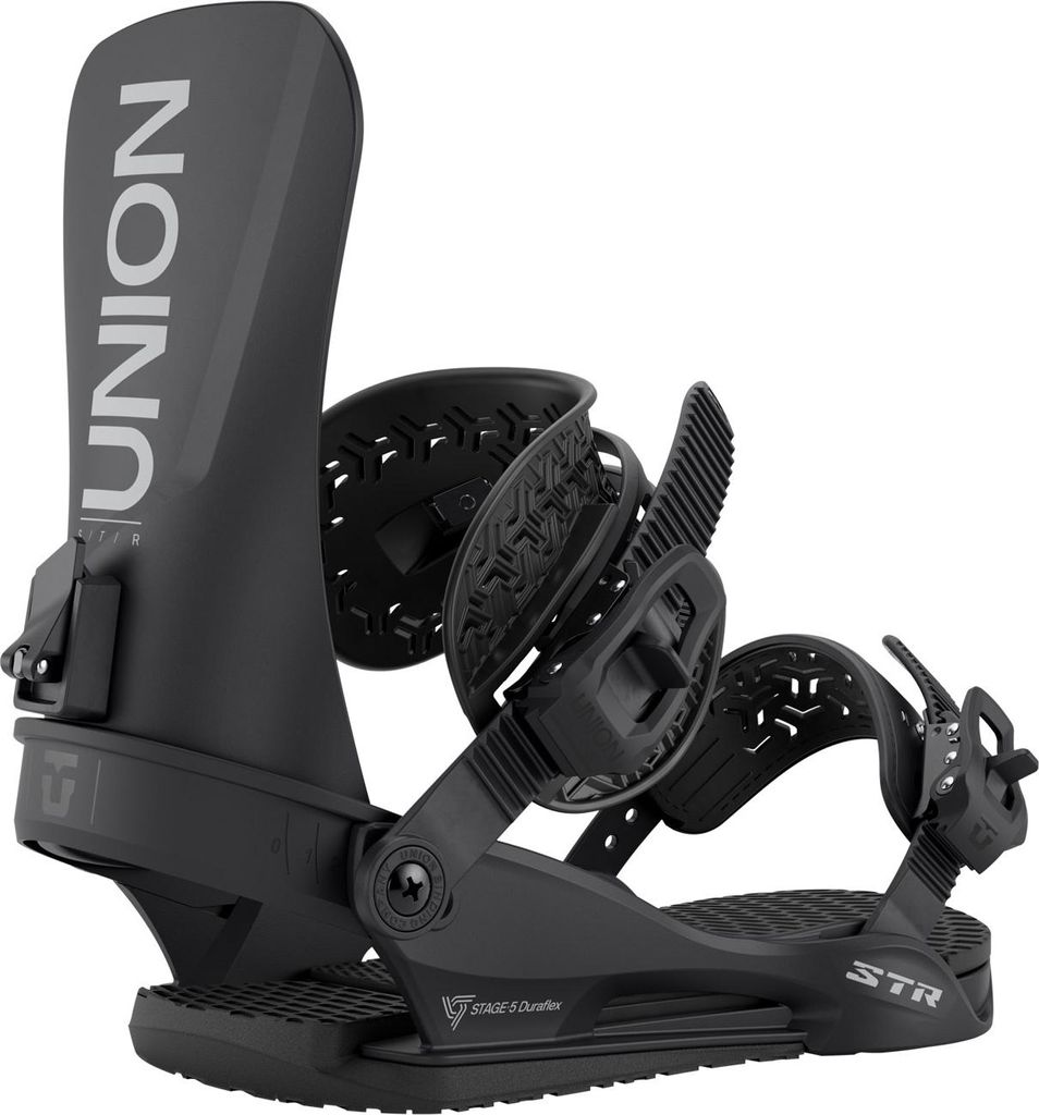 Union Snowboardbindung STR, Größe:L, Farben:black