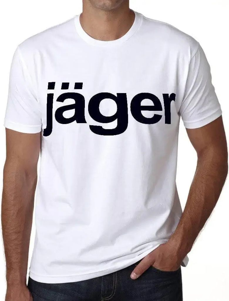 Herren Grafik T-Shirt Jäger Öko-Verantwortlich Vintage Jahrgang Kurzarm Lustige Druck Geburtstag Geschenk Mann