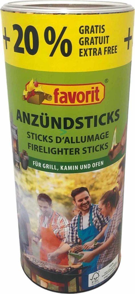 Favorit Anzündestiks naturalne drewno; praktyczne Zdjęcie produktu 7