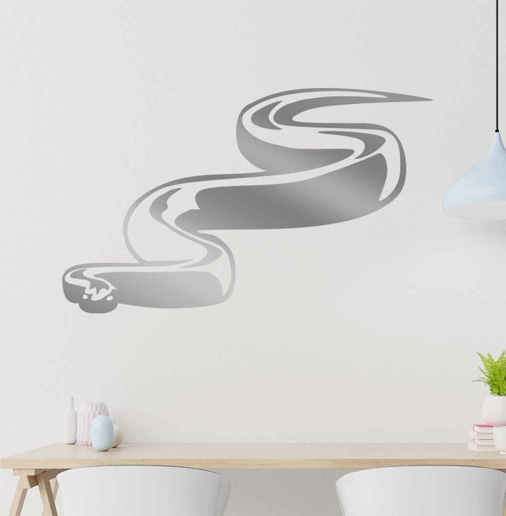 Schlange Wandtattoo in 6 Größen - Wandaufkleber Wall Sticker - Dekoration, Küche, Wohnzimmer, Schlafzimmer, Badezimmer