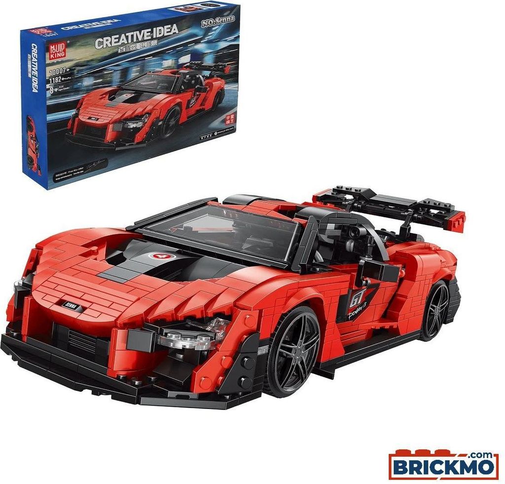 Mould King Creative Senna GTR Sportwagen Bau-Set 10007S Produktbild 