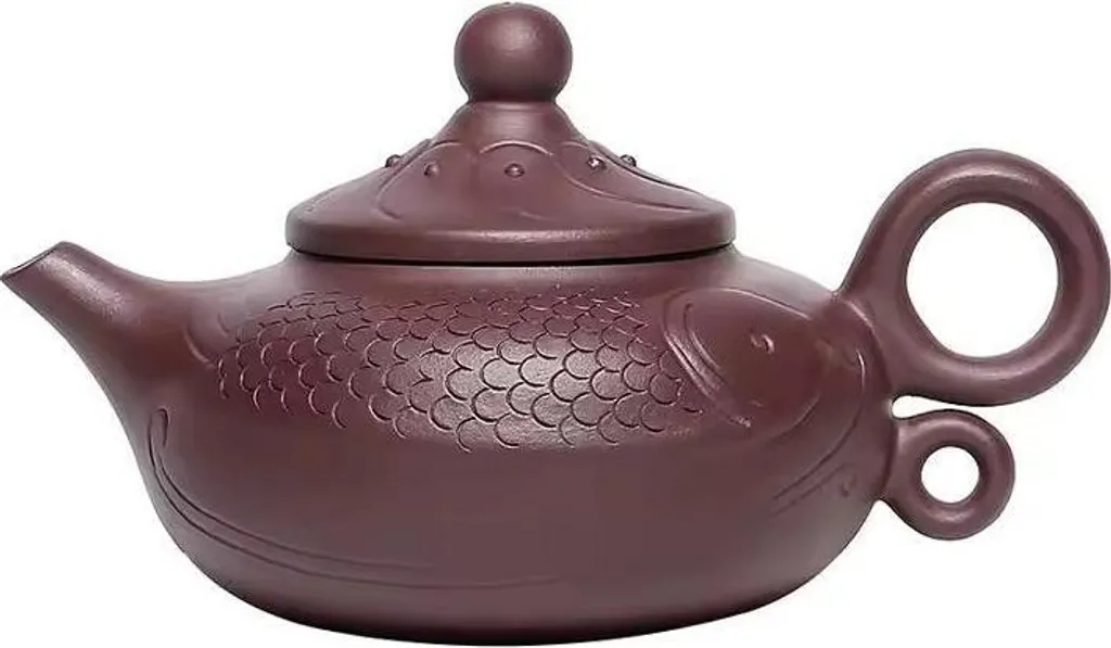 Teiera Jinli Argilla Purpurea KP37619 - Autentica Yixing per Tè Oolong