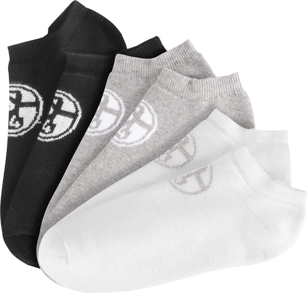 FC Schalke 04 S04 Sneakersocke 3er Pack Logo Gr. 39-42 Produktbild 