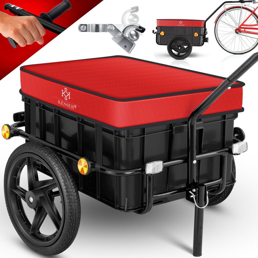 KESSER® Fahrradanhänger Lastenanhänger Handwagen mit Produktbild 