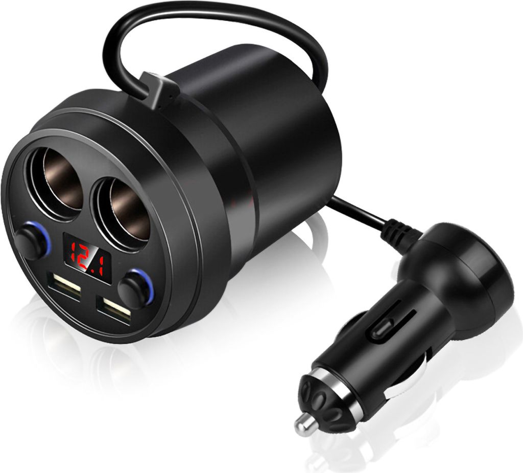 Autoladegerät,Dual-USB-Autoladegerät,Multifunktions-Autoladegerät,Zigarettenanzünder-USB-Autoladegerät,Cup-Typ-Autoladegerät