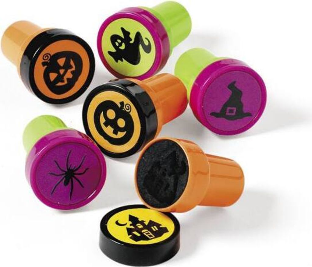 Kinderstempel Halloween 6 verschiedene Motive