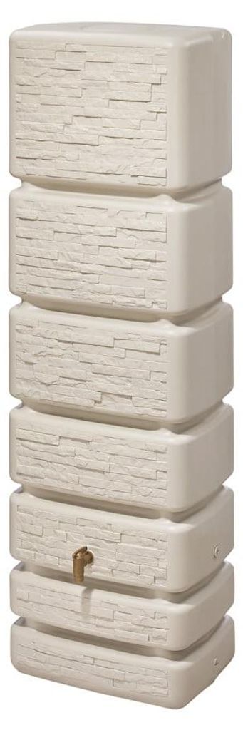 4rain Regenwasser-Wandtank Slim sandbeige 350 L Produktbild 