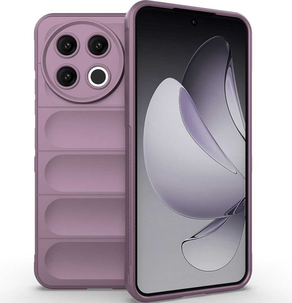 Handyhülle für Tecno Spark 30 Pro Weich TPU Silikon Stossfest Anti-rutsch Hülle Lila