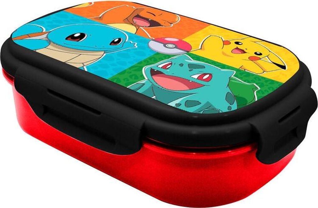 Pokemon Lunch Box with Cutlery Set for Kids