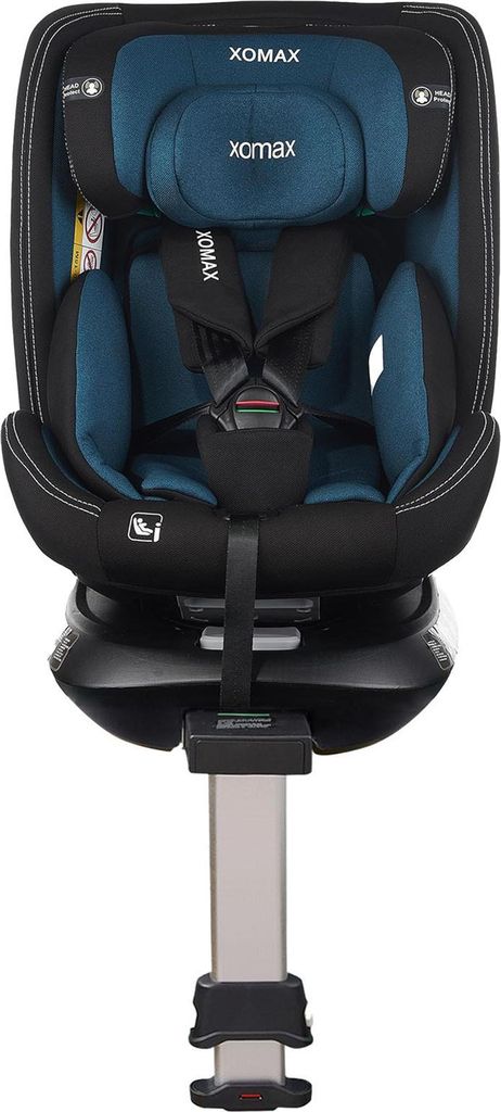 Auto Kindersitz Sitzerhöhung drehbar 360° Grad mit Standfuß für Kinder von ca. 15 Monate bis 12 Jahre / 9 bis 36 kg / ECE R129 (Klasse I, II, I...