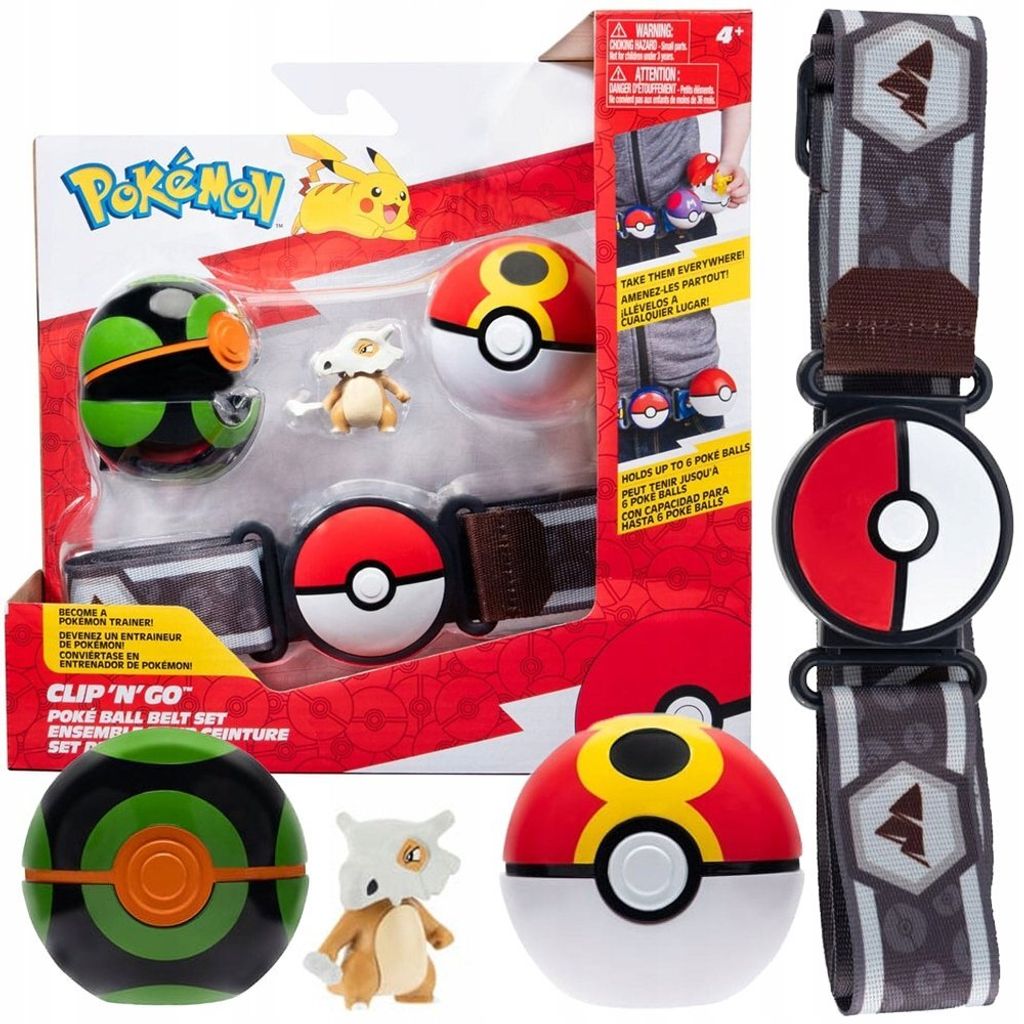 Jazwares Pokémon Clip'n'Go Poké Gürtel Set Wiederball, Produktbild 