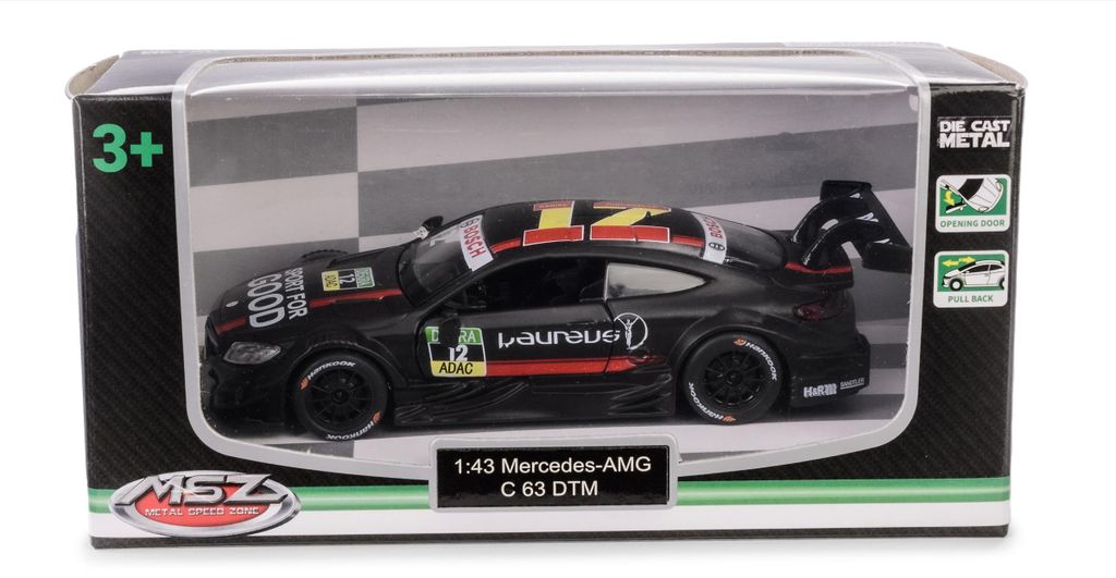 Modell 1:43, Mercedes-AMG C63 DTM, schwarz Produktbild 