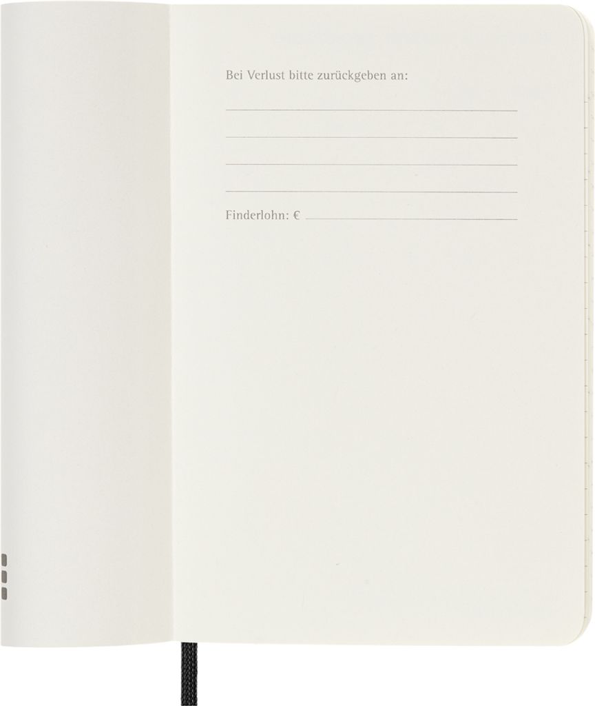 Moleskine 12 Monate Wochen Notizkalender Deutsch 2025, Produktbild 2