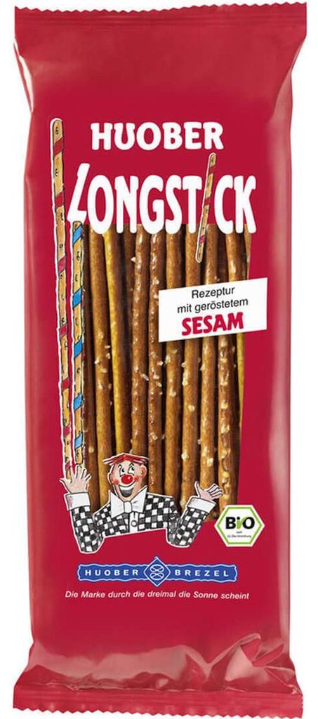Huober organiczne chrupiące precle z sezamem 150g Zdjęcie produktu 