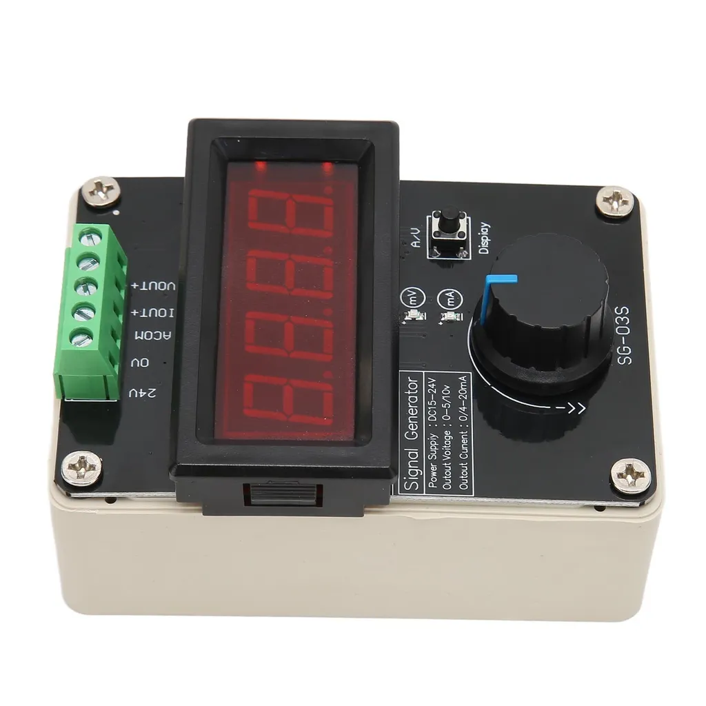 Simulateur analogique de tension courant pour réglage de capteurs PLC - 7