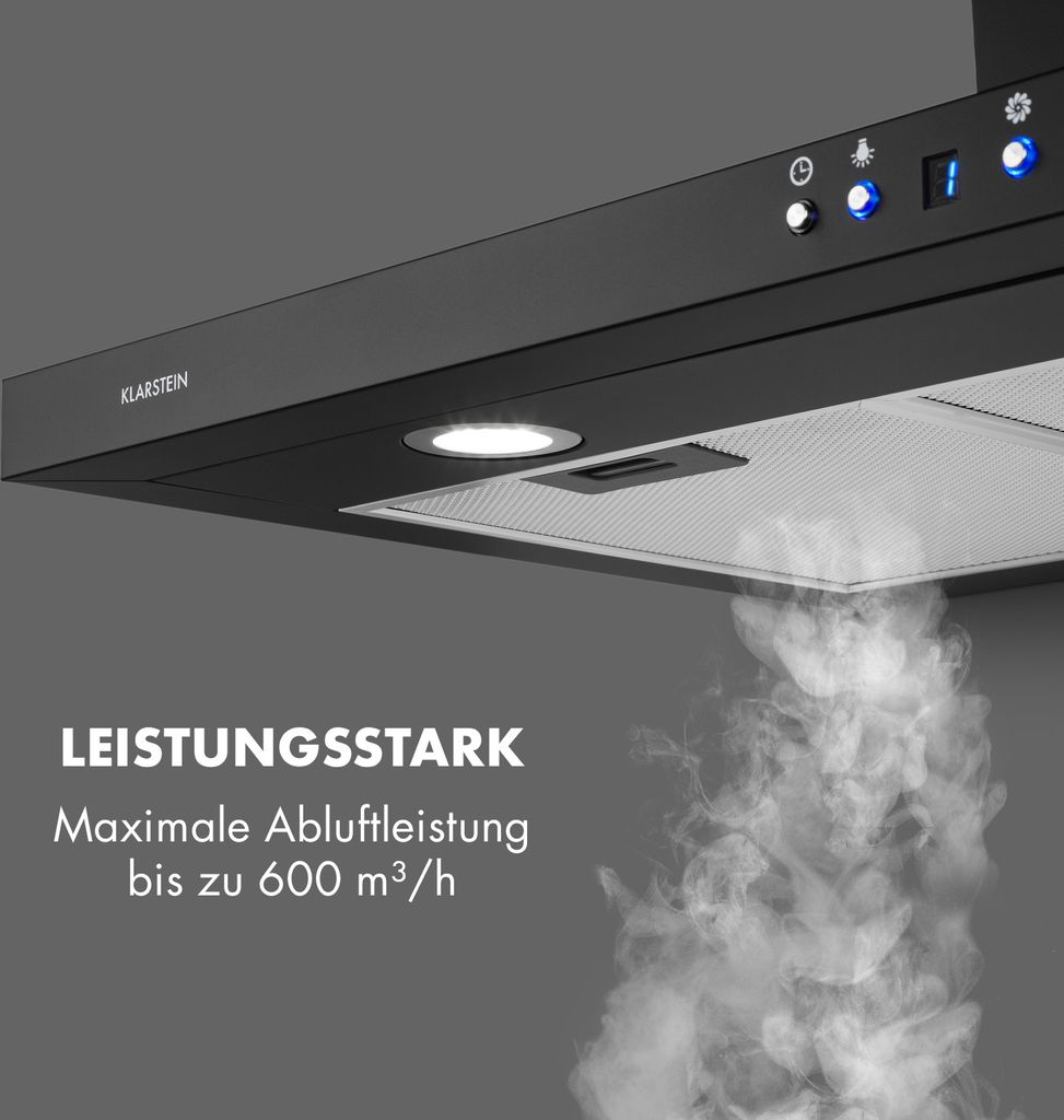 Klarstein Limelight Dunstabzugshaube - Edelstahl Wandhaube, Produktbild 3