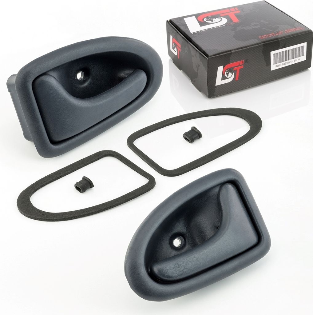 2x Türöffner Türgriff innen hinten links rechts grau für RENAULT CLIO II 2