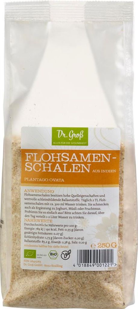 Flohsamenschalen indisch 250 g