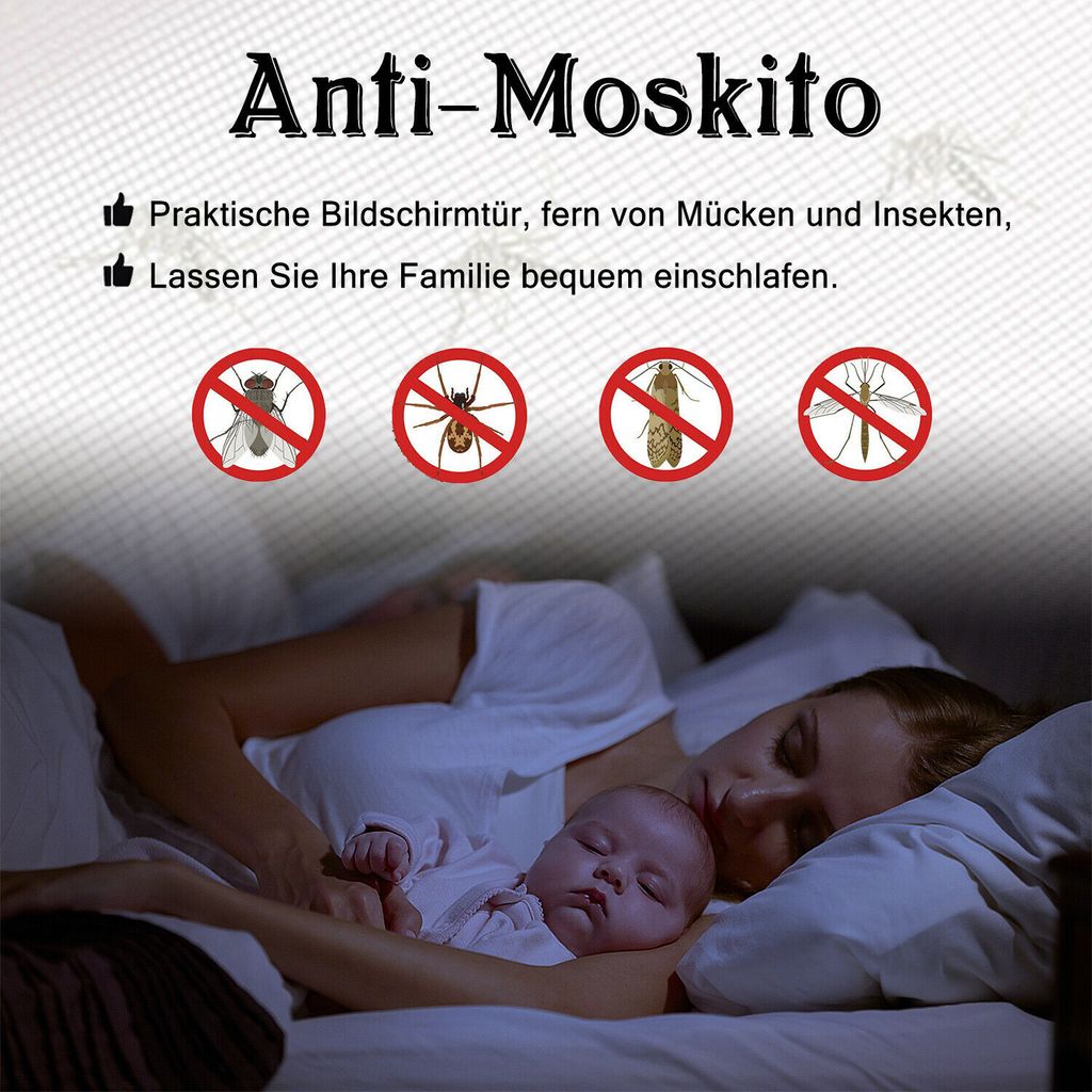 UISEBRT siatka przeciw owadom drzwi siatka przeciw owadom Zdjęcie produktu 5