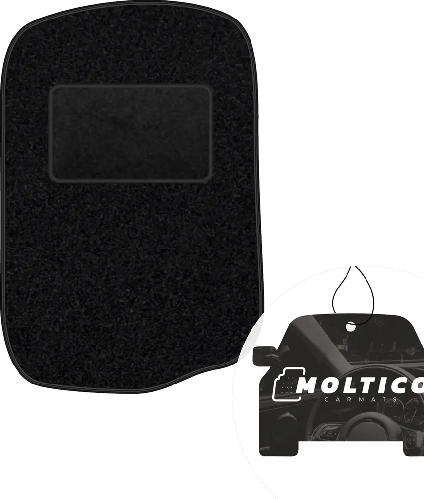Tappetino Guida Seat Toledo 91-99 Nero Velluto moto-MOLTICO 1pz