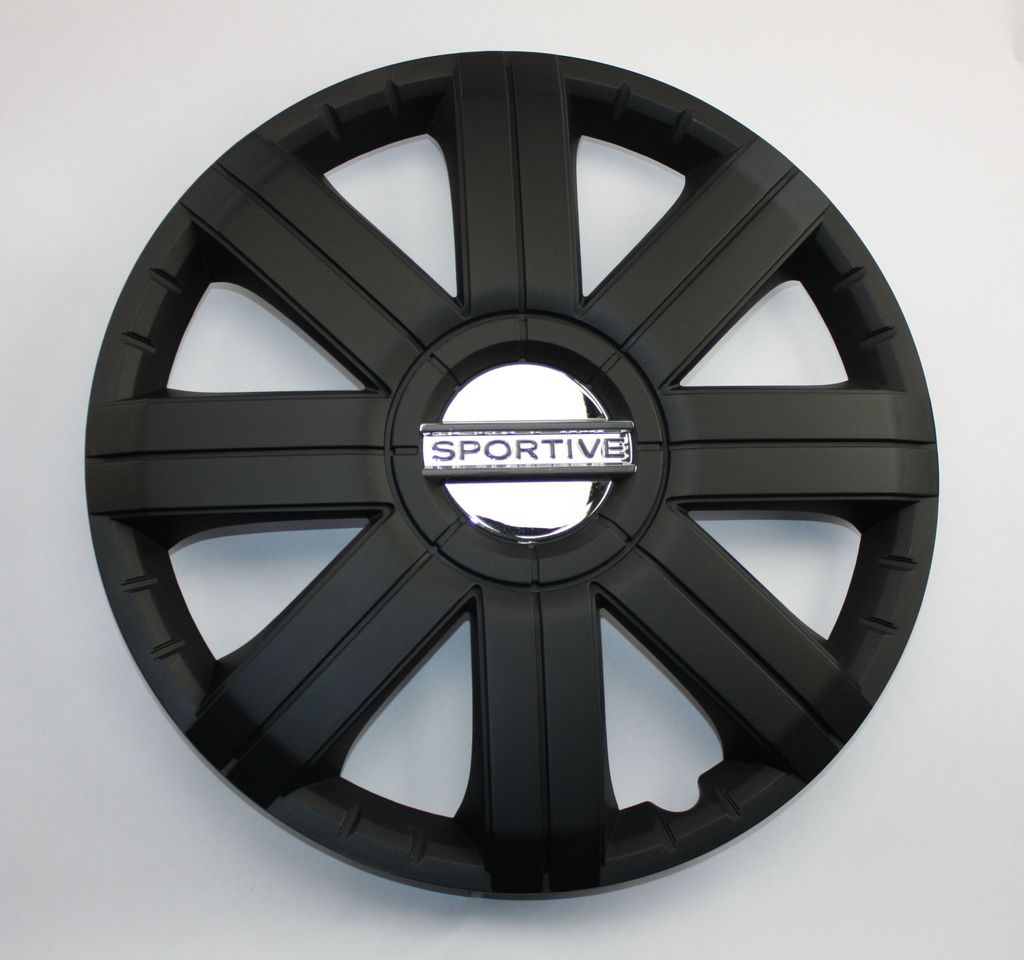 SET Radkappen Radzierblenden 4er Satz 16 SPORTIVE PRO black