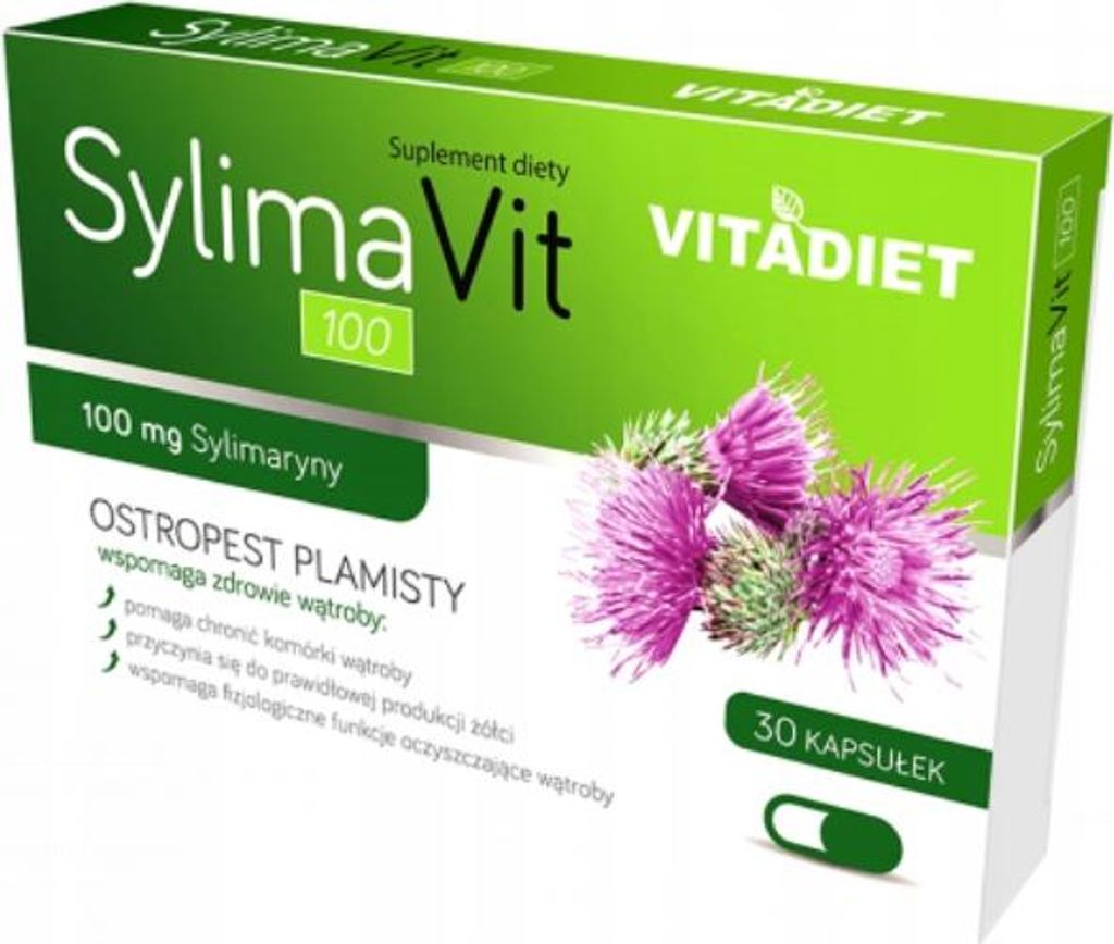 SYLIMAVIT 100 mg SILYMARIN Mariendistel Leber Vitadiet 30 Produktbild 