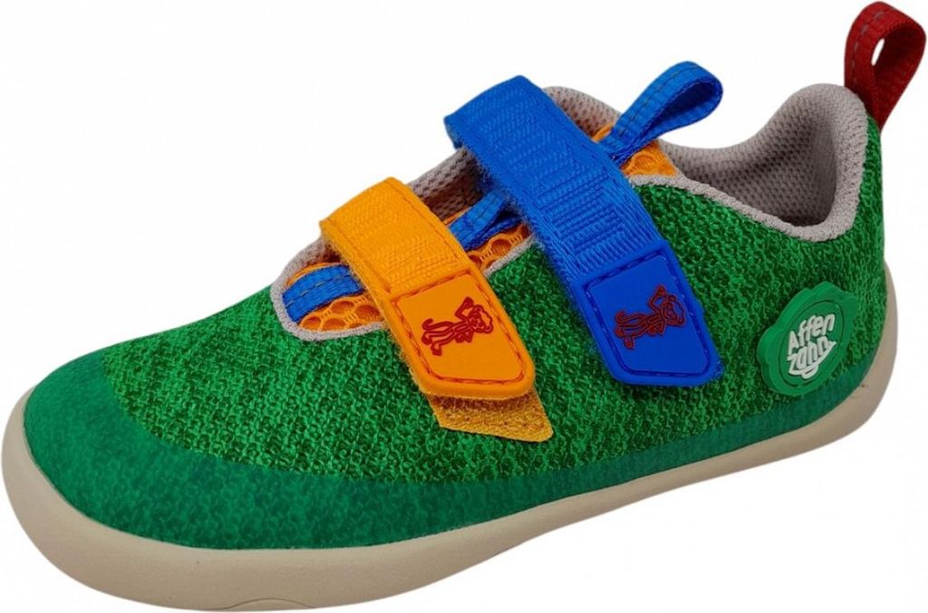 Affenzahn Knit Happy Spezial Editio Klettschuh Grün Produktbild 