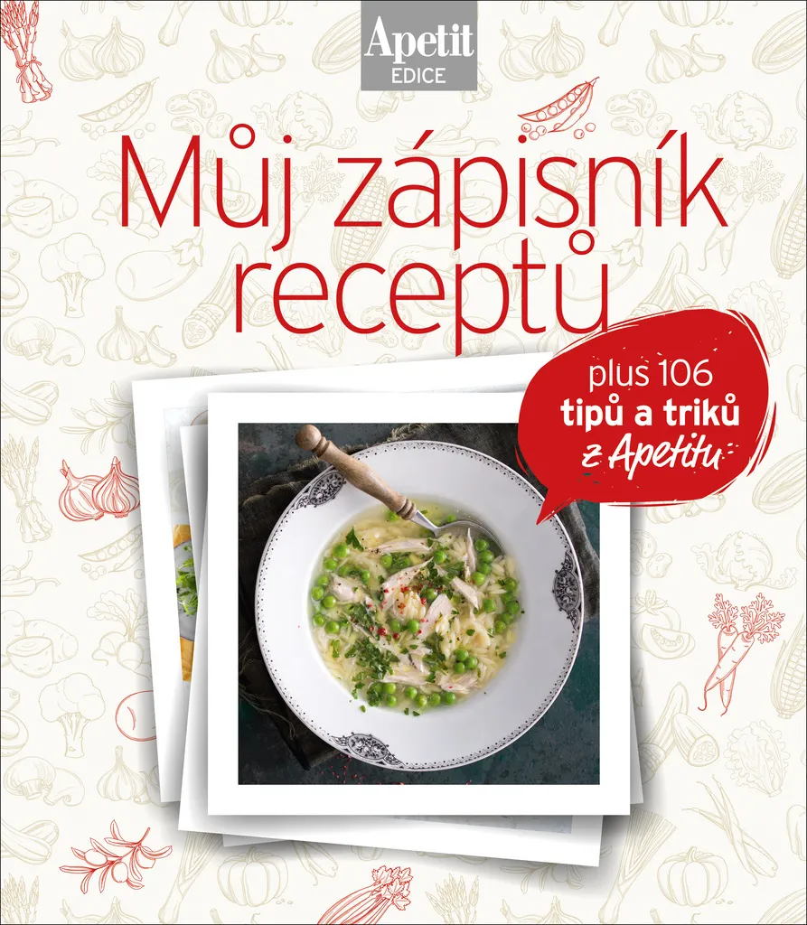 Cahier de recettes Edice avec index - Papier épais et couverture design