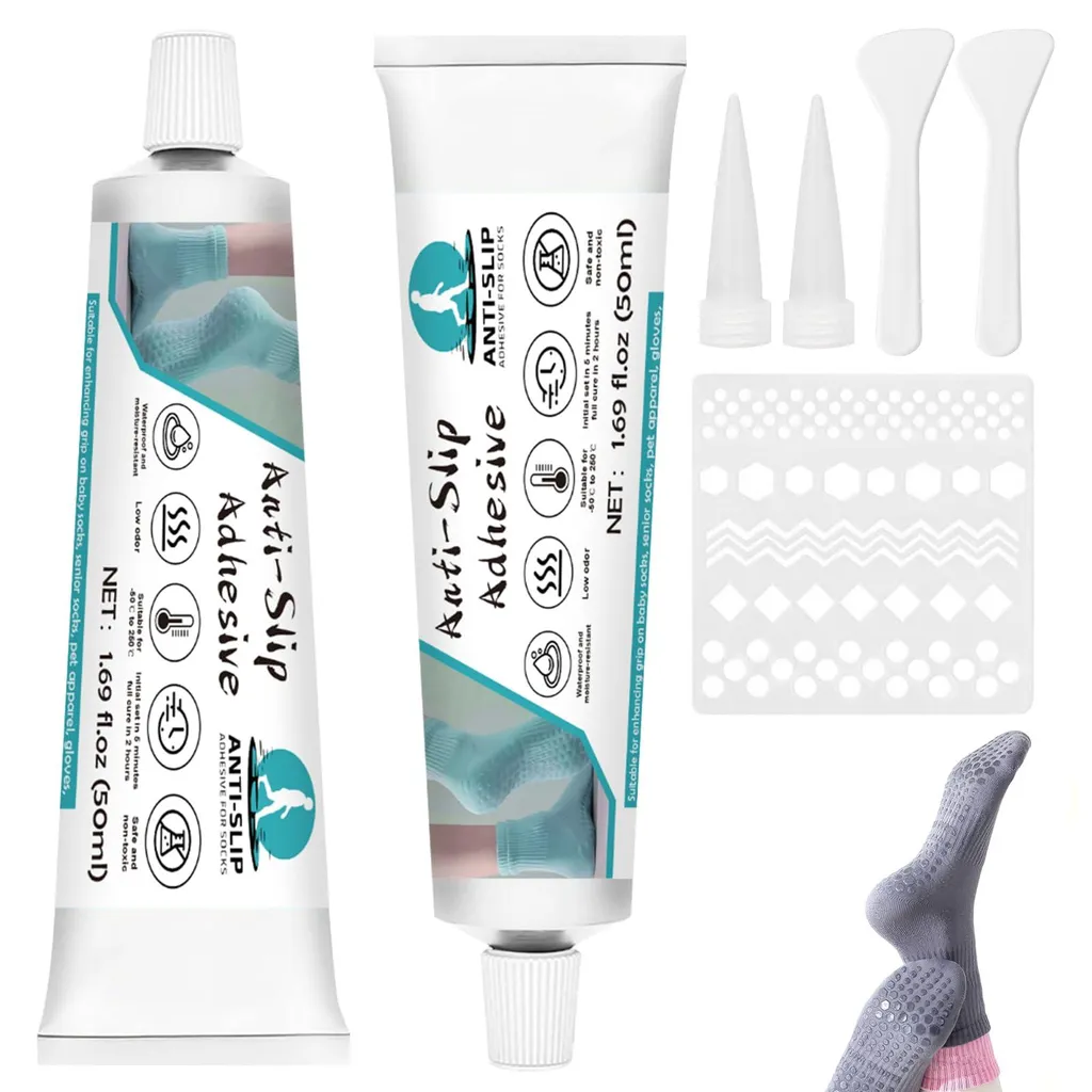 Évitez les glissades avec le Sock Stop liquide 100 ml pour textile