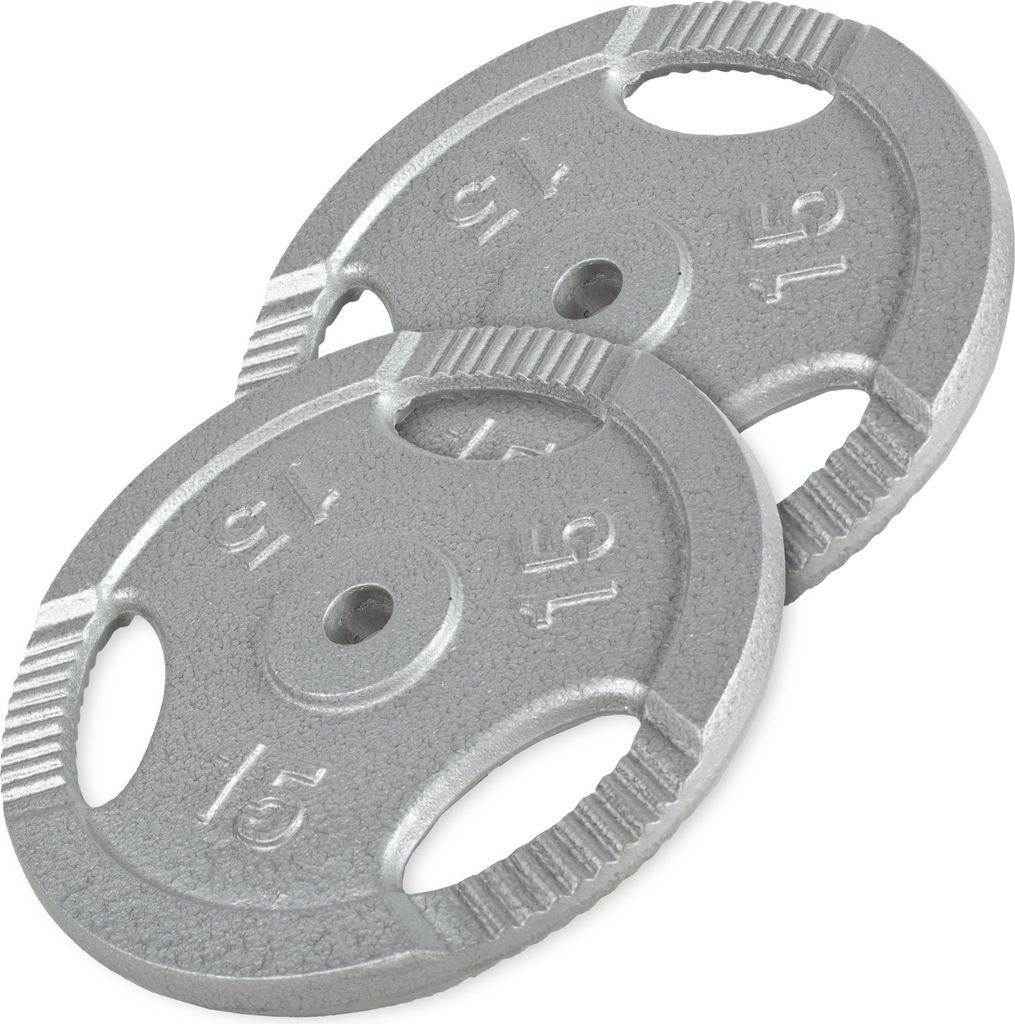 GORILLA SPORTS® Hantelscheiben - 30 kg Set (2x15 kg) Produktbild 