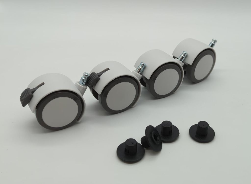 babybay Rollensatz Parkett für alle Modelle, weiß Produktbild 13