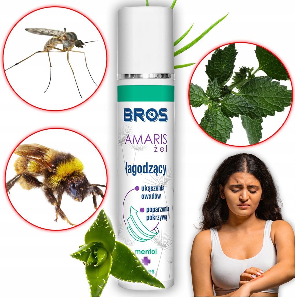 BROS - Amaris - Beruhigendes Gel gegen Bisse, 50 ml Produktbild 
