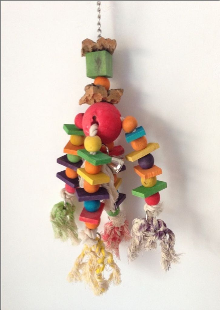 Elmato 10649 Papageien- Vogelspielzeug, Farbenspiel, 35cm Produktbild 