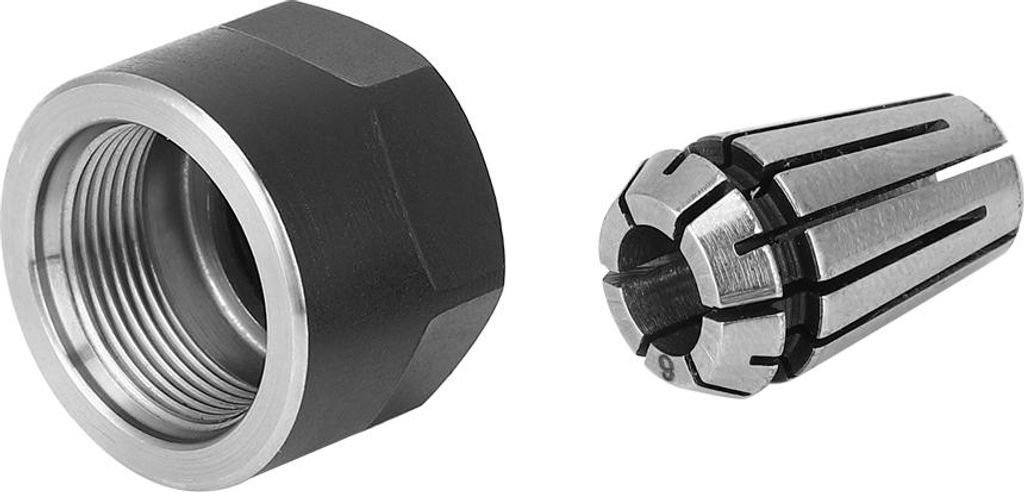ER11 Spannzangen-Spannmuttern für CNC-Fräs- und Graviermaschinen, 6 mm Spannfutter