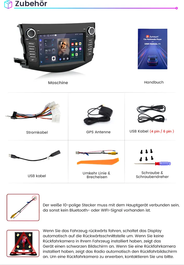 Autoradio Multimedia RAV4 2006-2012 | Android 15 GPS Bluetooth WIFI - 18