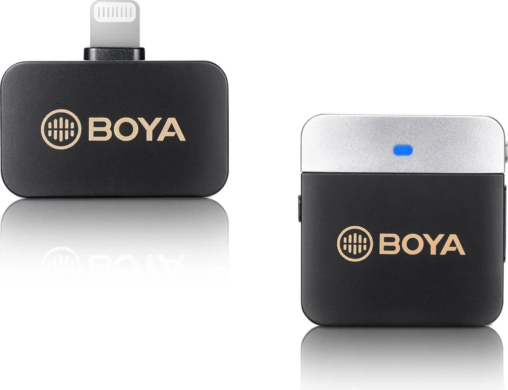 Boya BY-M1V5 Pro Micro Cravate Sans Fil pour iPhone et iPad Connecteur Lightning