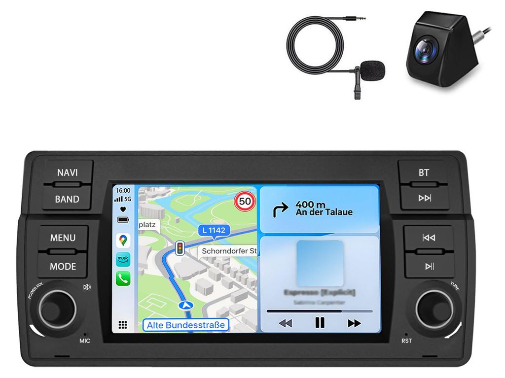 DAB+ pour BMW Série 3 E46 318, 320, 325, M3 : autoradio Image du produit 